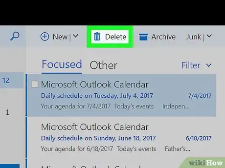 Image titled Delete an Email on PC or Mac Step 16