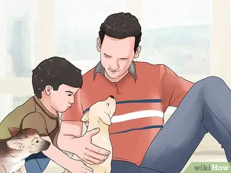 Image titled Socialize a New Dog with Your Family Step 1