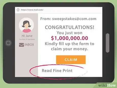 Image titled Avoid Sweepstakes Fraud Step 7