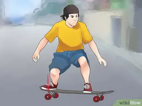 Image titled Varial Heelflip Step 1