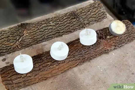 Image titled Make a Tree Branch Tealight Candle Holder Step 5