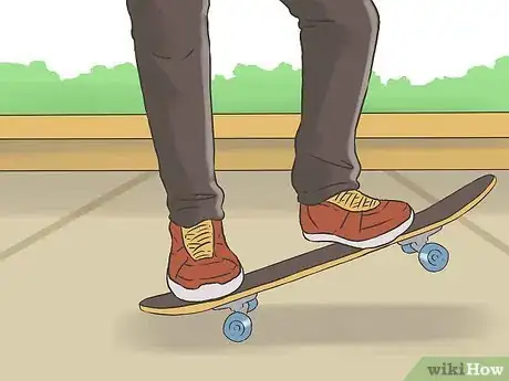 Image titled 180 on a Skateboard Step 9