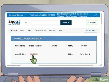 Image titled Return Zappos Shoes Step 2