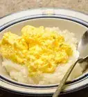 Make Grits and Scrambled Eggs Southern Style