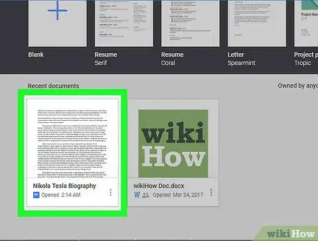 Image titled Convert a Google Doc to a PDF on PC or Mac Step 2