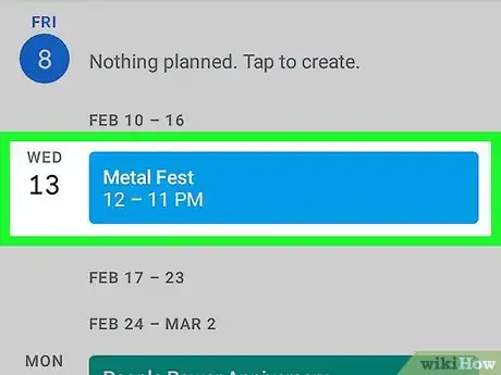 Image titled Remove an Event from Google Calendar on Android Step 2