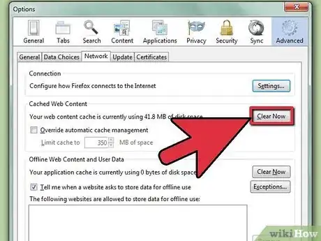 Image titled Clear the Cache in Firefox Step 5