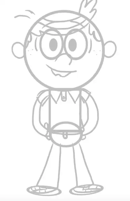 Image titled How to Draw Lincoln Loud from The Loud House Step 7.png