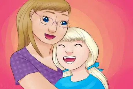 Image titled Woman Hugs Autistic Girl.png
