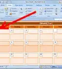 Create an Event Calendar in Microsoft Word 2008
