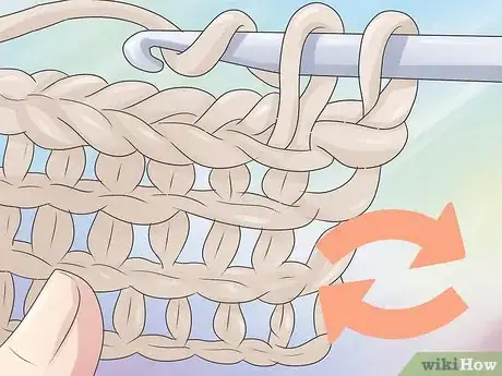 Image titled Crochet a Hooded Scarf Step 6