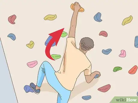 Image titled Rock Climb Overhangs on a Rock Wall Step 5