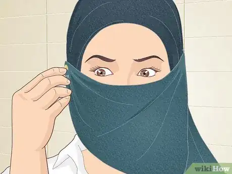 Image titled Cover Your Face with a Hijab Step 15