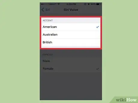 Image titled Change Siri's Voice on an iPhone Step 5