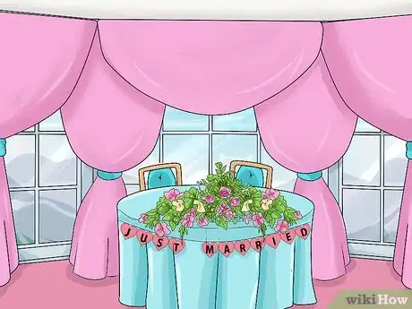 Image titled Decorate the Bride and Groom Table Step 12