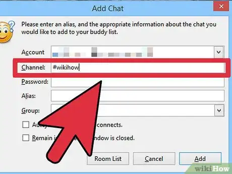 Image titled Automatically Join an IRC Channel in Pidgin Step 5