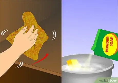 Image titled Clean Kitchen Cabinets Step 2