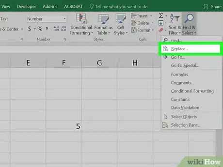 Image titled Remove Spaces Between Characters and Numbers in Excel Step 4