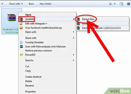 Image titled Use the Facebook Archived Folder Files Step 2