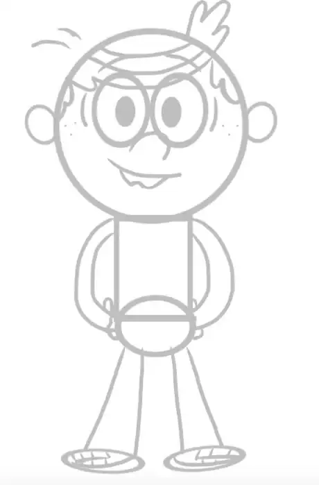 Image titled How to Draw Lincoln Loud from The Loud House Step 5.png