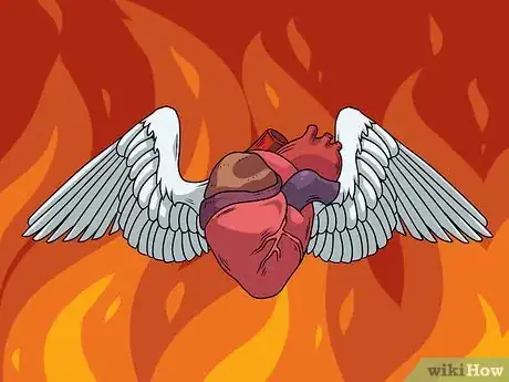 Image titled Draw a Heart with Wings Step 14