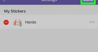 Delete Stickers on Viber on iPhone or iPad