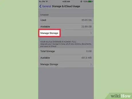 Image titled Check Used Storage on an iPhone Step 4