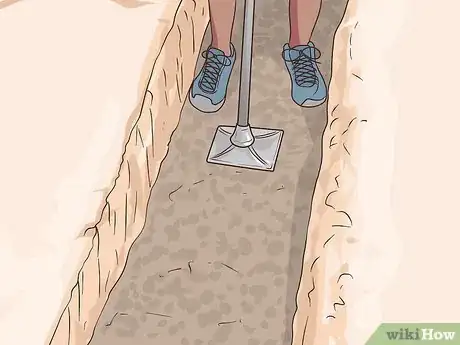 Image titled Build a Strong Retaining Wall with 4x4 Treated Post Step 3