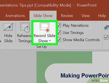 Image titled Record a PowerPoint Presentation on PC or Mac Step 3