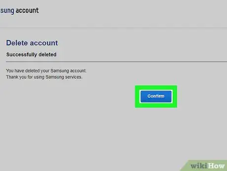 Image titled Delete a Samsung Account on PC or Mac Step 9
