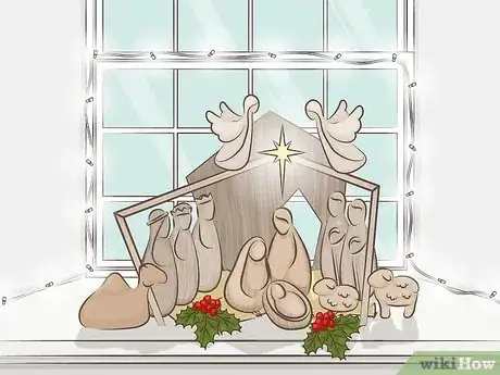 Image titled Decorate a Nativity Scene Step 9