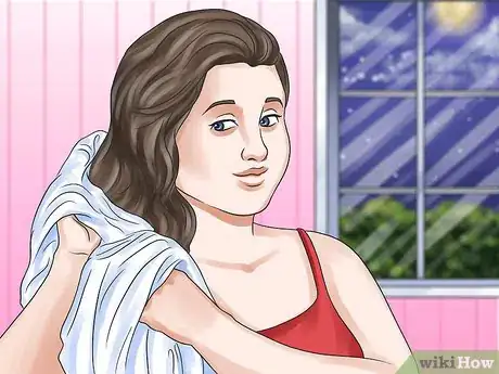 Image titled Sleep with Wet Hair Step 1