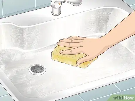 Image titled Clean a Kitchen Sink with Vinegar Step 3