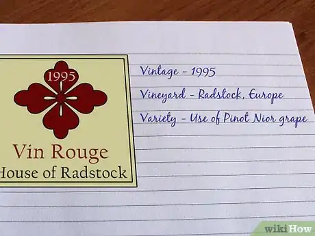 Image titled Keep a Wine Journal Step 5