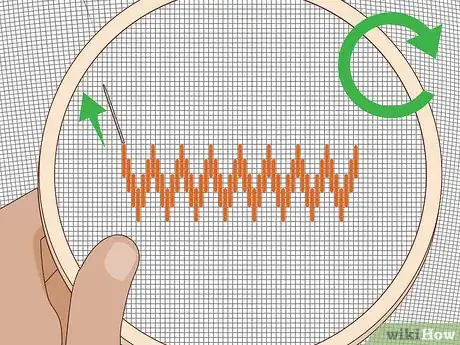 Image titled Work the Bargello or Long Stitch in Needlepoint Step 9