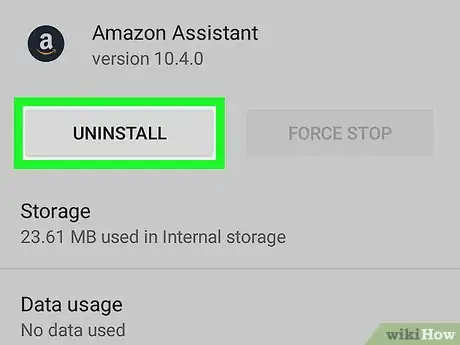 Image titled Uninstall Amazon Assistant on Android Step 4