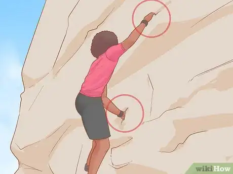 Image titled Match and Switch in Rock Climbing Step 4