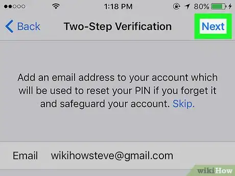 Image titled Set Up Two‐Step Verification for WhatsApp on iPhone or iPad Step 8