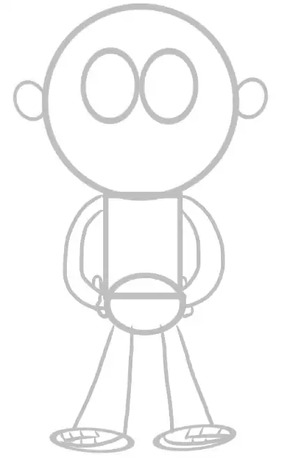 Image titled How to Draw Lincoln Loud from The Loud House Step 3.png