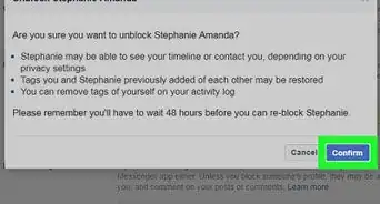 Unblock Someone on Facebook