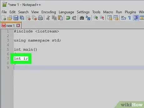 Image titled Write a For Loop in CPP Step 6