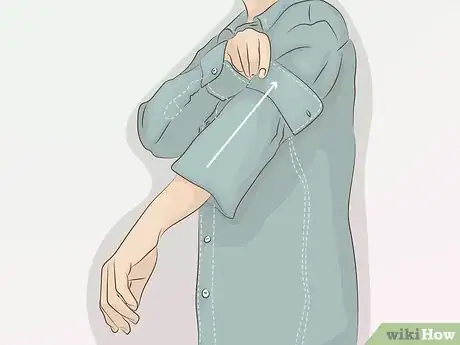 Image titled Roll Up Shirt Sleeves Step 7