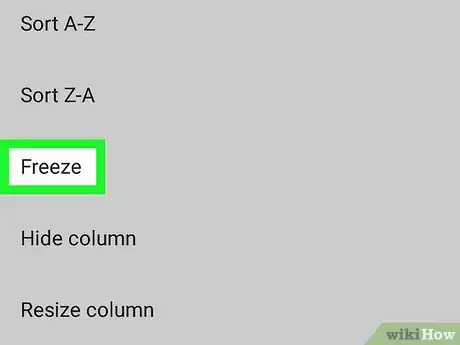 Image titled Freeze a Column on Google Sheets on Android Step 5