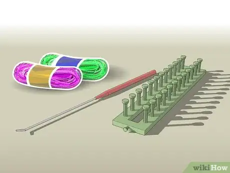 Image titled Knit a Scarf on a Loom Step 01