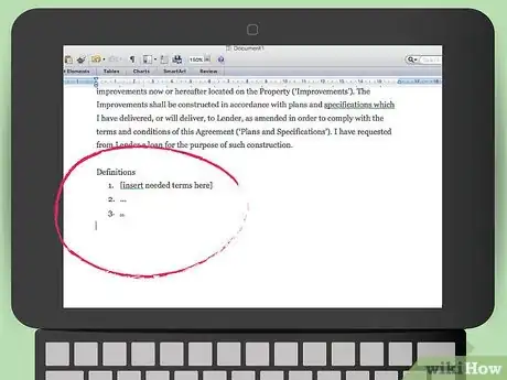 Image titled Draft a Construction Loan Agreement Step 6