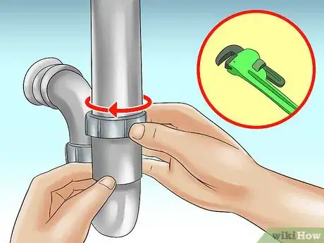 Image titled Clean a P‐Trap or U‐Bend Step 8