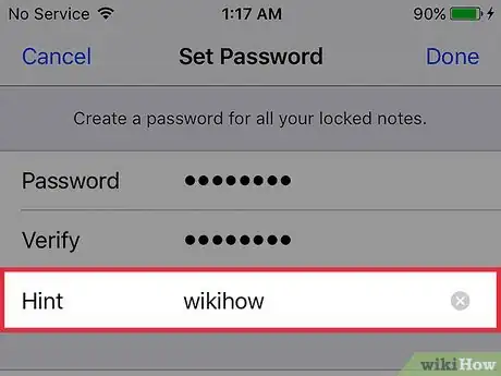 Image titled Reset Your Password for Locked Notes on an iPhone Step 9