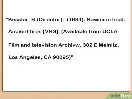 Image titled Cite a Video in APA Step 10