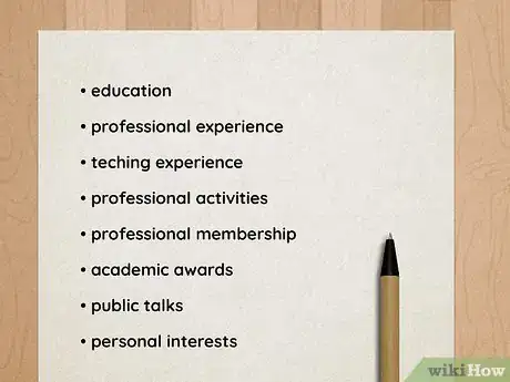 Image titled Write a CV for Medical School Step 2