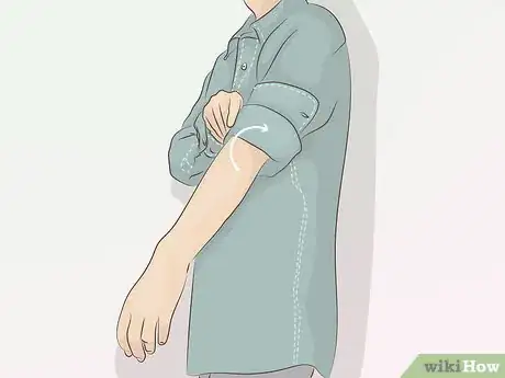 Image titled Roll Up Shirt Sleeves Step 8